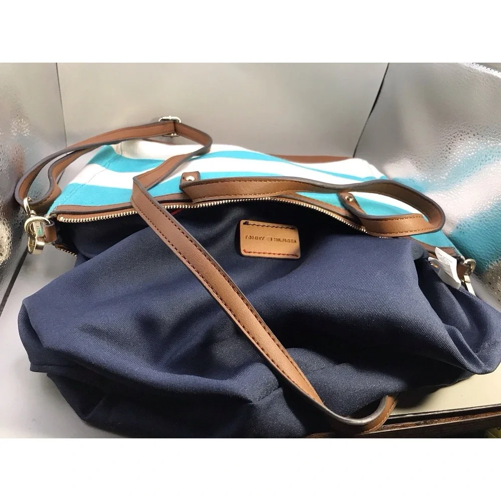 Tommy Hilfiger Satchel/Tote Top Handle Or Crossbody Strap Multi Pockets With Zip